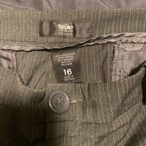 Mossimo gray striped bootcut pants